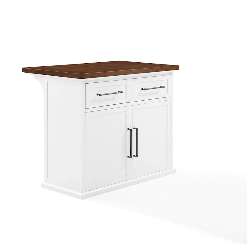 Îlot de cuisine en bois de style ferme – 42 po L x 27 po P x 36 po H