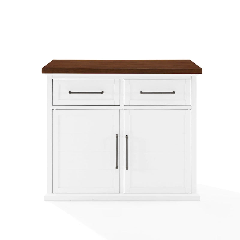 Îlot de cuisine en bois de style ferme – 42 po L x 27 po P x 36 po H