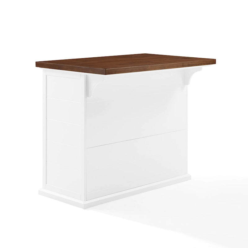 Îlot de cuisine en bois de style ferme – 42 po L x 27 po P x 36 po H