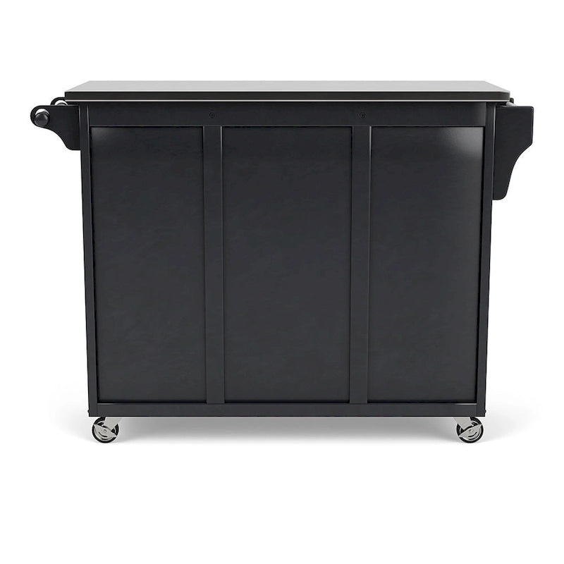 Chariot de cuisine supérieur en acier inoxydable noir